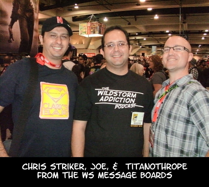 San Diego Comic Con 2010 - Wildstorm Message Boards - Chris Striker, Joe Soliz, Titanothrope
