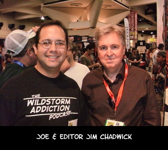 San Diego Comic Con 2010 - Wildstorm Booth - Joe Soliz & editor Jim Chadwick