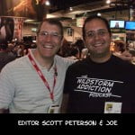 San Diego Comic Con 2010 - Wildstorm Booth - editor Scott Peterson & Joe Soliz