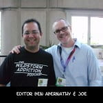 San Diego Comic Con 2010 - Wildstorm Booth - Joe Soliz & editor Ben Abernathy