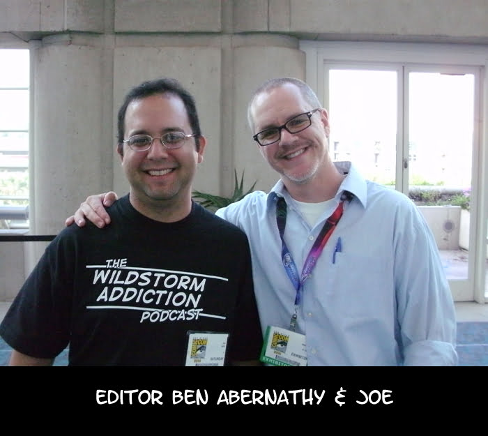 San Diego Comic Con 2010 - Wildstorm Booth - Joe Soliz & editor Ben Abernathy