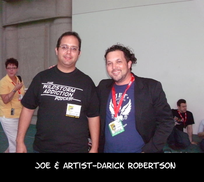 San Diego Comic Con 2010 - Wildstorm Panel - Joe Soliz & artist Darick Robertson