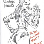 San Diego Comic Con 2010 - Wildstorm - Cruddie Torian Caitlin Sketch 02