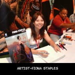 San Diego Comic Con 2010 - Wildstorm Booth - Fiona Staples