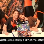 San Diego Comic Con 2010 - Wildstorm Booth - Adam Beechen & Tim Seeley