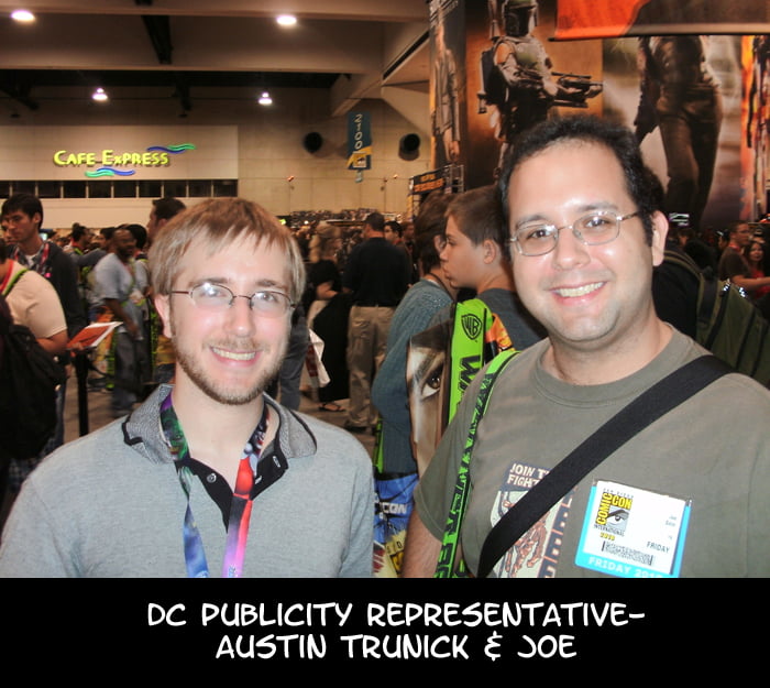 San Diego Comic Con 2010 - Wildstorm Booth - Austin Trunick & Joe David Soliz